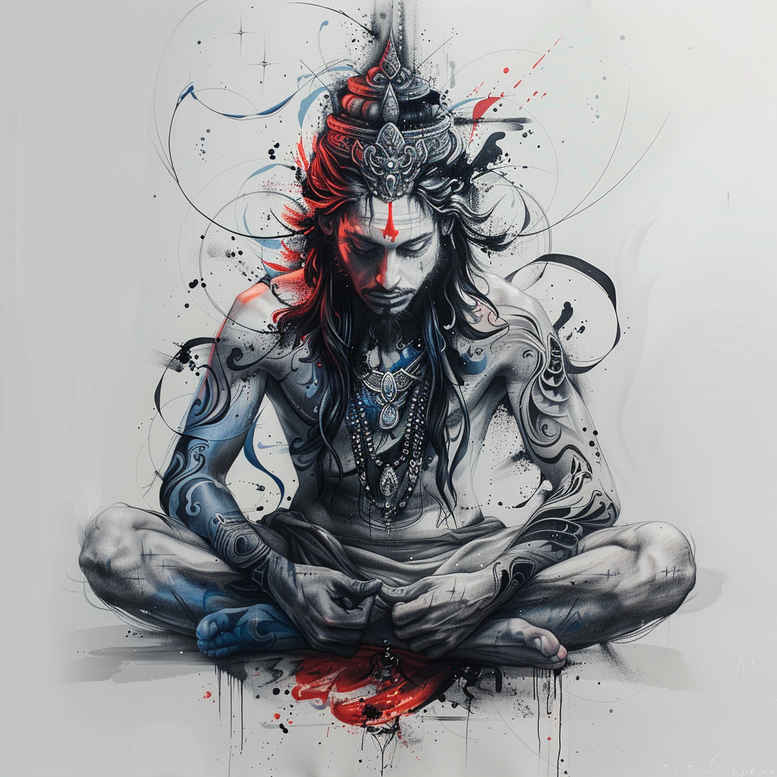 other-religions tattoo design ideas textured fills holy images for upper back