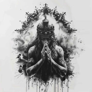 other-religions tattoo design ideas Realism depth realism holy signs for shin