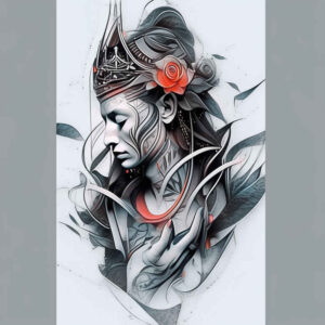 other-religions tattoo design ideas Surrealism impossible forms holy symbols for collarbone