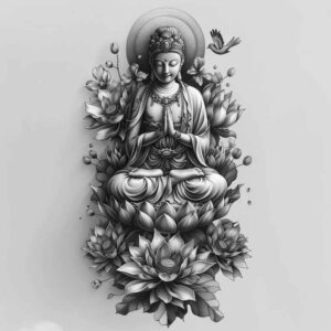 other-religions tattoo design ideas bold mystical motifs for upper chest