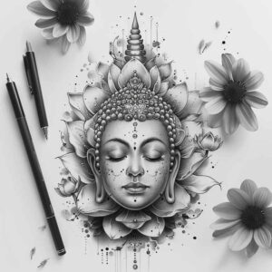 other-religions tattoo design ideas Realism high-resolution tattoo spirituality represents perseverance