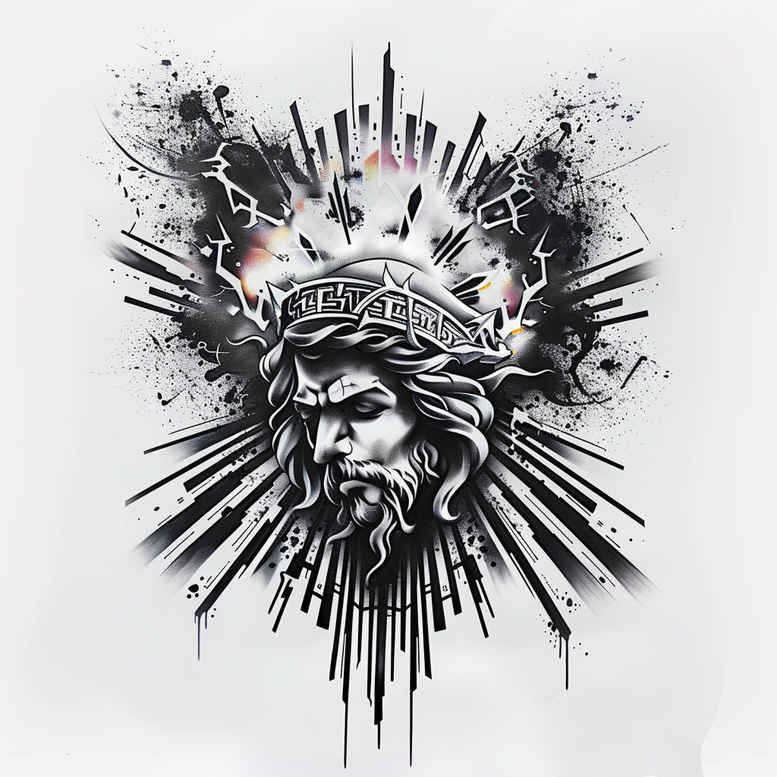 understated – tattoo design ideas free ai generated – surrealism-unconscious-imagery – for-scapula – Gallery: other-religions-inkby-ai
