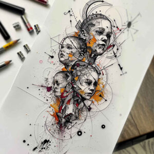 other tattoo design ideas CGI-rendered 3D-rendered stands for resilience