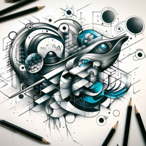 other tattoo design ideas 3D-rendered bold endurance and power