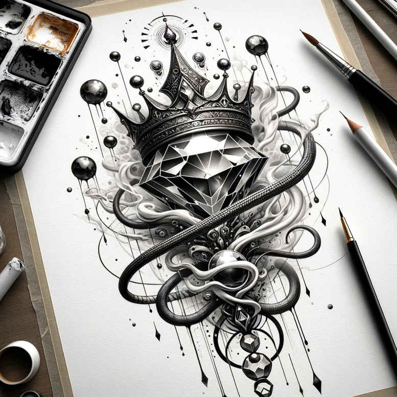 other tattoo design ideas Surrealism enigmatic visuals close-up symbolising perseverance