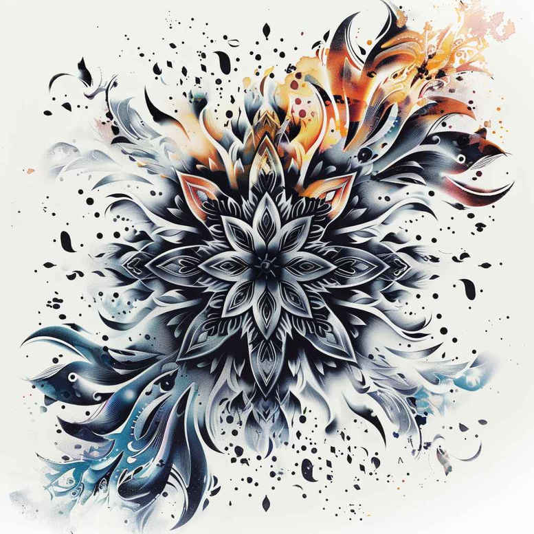other tattoo design ideas phantasmagoric geometric courage and power