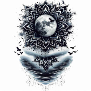 other tattoo design ideas Surrealism melted shapes glossy for ribs