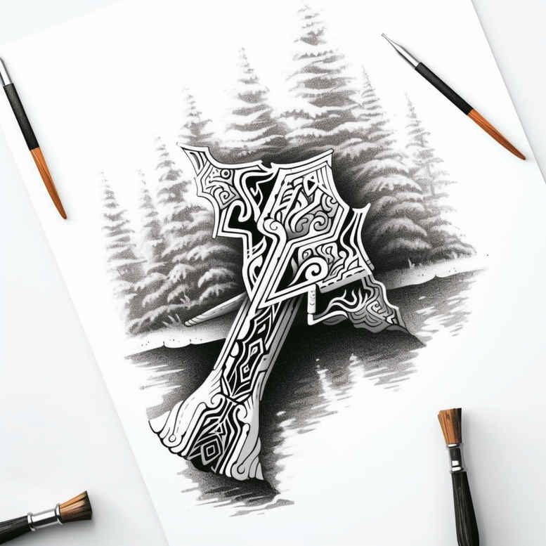 other tattoo design ideas Realism studio quality glossy symbolising resilience