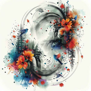 other tattoo design ideas vibrant palette line-art strength and power