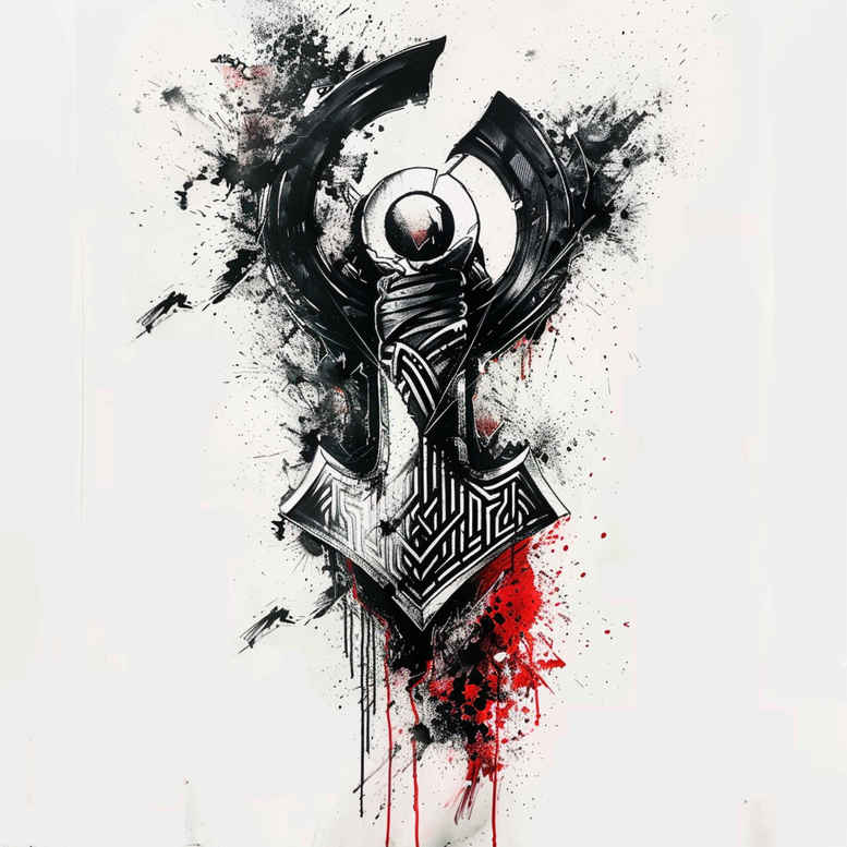 other-vikings tattoo design ideas Realism precise anatomy ancient for wrist