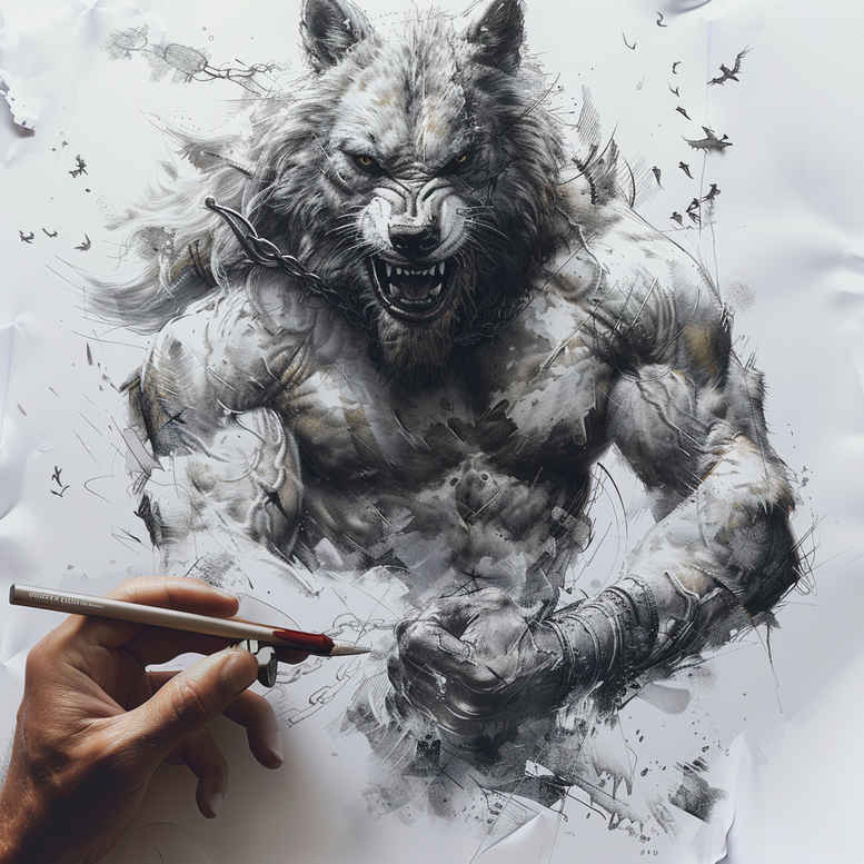 other-vikings tattoo design ideas strong contrast detailed for back