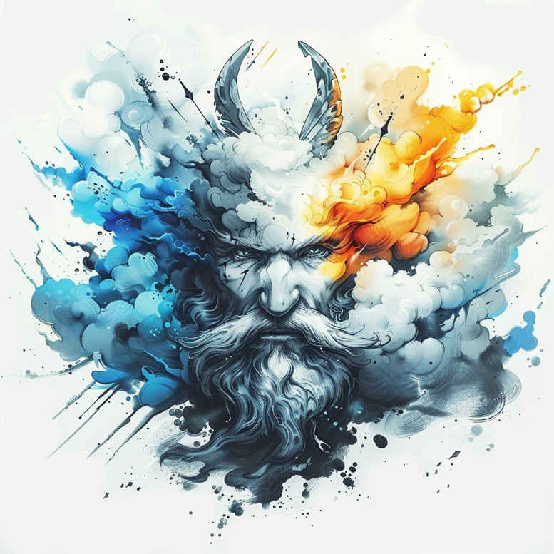 other-vikings tattoo design ideas Surrealism shadow play ornamental for toe