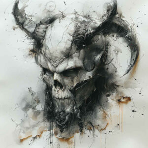 other-vikings tattoo design ideas Surrealism ghostly shapes powerful for biceps
