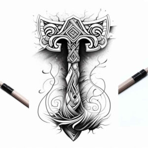 viking-strength-tattoo-surrealism-ethereal-for-full-back – tattoo design ideas free ai generated – Gallery: other-vikings-inkby-ai