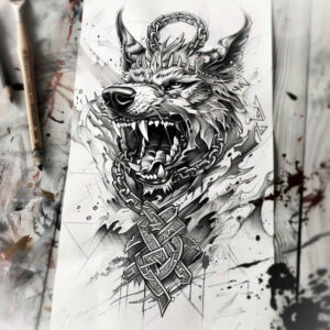 viking-image-tattoo-neotraditional-vintage-influence-for-outer-arm – tattoo design ideas free ai generated – Gallery: other-vikings-inkby-ai