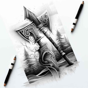 viking-spiritual-tattoo-realism-realistic-movement-for-arm – tattoo design ideas free ai generated – Gallery: other-vikings-inkby-ai