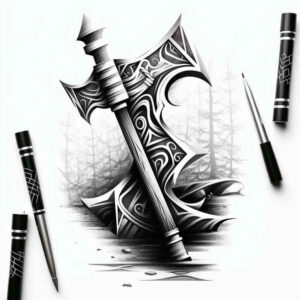 viking-protection-tattoo-realism-realistic-structure-for-chest – tattoo design ideas free ai generated – Gallery: other-vikings-inkby-ai