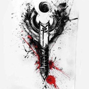 viking-fighter-tattoo-neotraditional-detailed-linework-for-collarbone – tattoo design ideas free ai generated – Gallery: other-vikings-inkby-ai