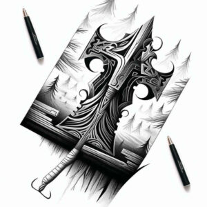 viking-war-tattoo-realism-depth-perception-for-sternum – tattoo design ideas free ai generated – Gallery: other-vikings-inkby-ai