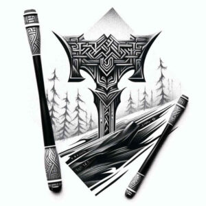 viking-tradition-tattoo-neotraditional-vibrant-palette-for-hip – tattoo design ideas free ai generated – Gallery: other-vikings-inkby-ai