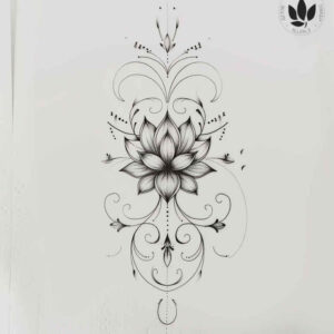 3d-line-tattoo – tattoo design ideas free ai generated – concise – for-palm – Gallery: outline-inkby-ai