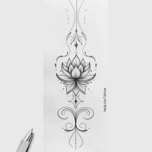 artistic-detail-line-tattoo – tattoo design ideas free ai generated – unadorned – for-wrist – Gallery: outline-inkby-ai