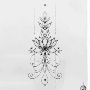 clean-delicate-line-tattoo – tattoo design ideas free ai generated – airy – for-hand – Gallery: outline-inkby-ai
