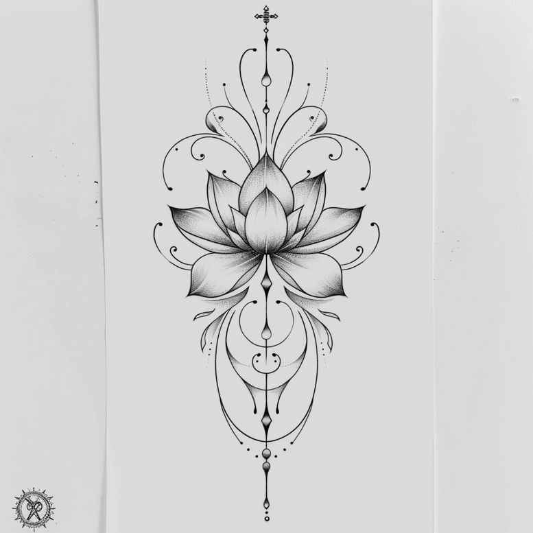 contour-tattoo – tattoo design ideas free ai generated – elegant – for-outer-arm – Gallery: outline-inkby-ai