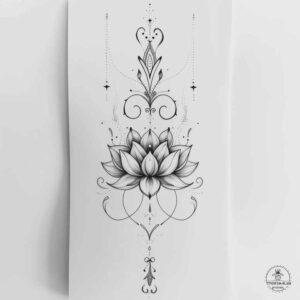 expressive-line-tattoo – tattoo design ideas free ai generated – clear-cut – for-arm – Gallery: outline-inkby-ai