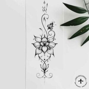 for-women – tattoo design ideas free ai generated – tiny-tattoo – for-shin – Gallery: outline-inkby-ai