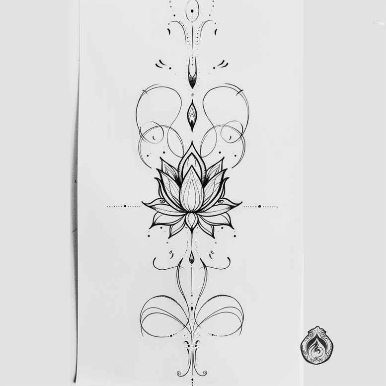 refined-line-tattoo – tattoo design ideas free ai generated – clean-shape – for-fingers – Gallery: outline-inkby-ai