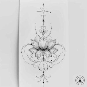 outline tattoo design ideas pinprick clean for scapula