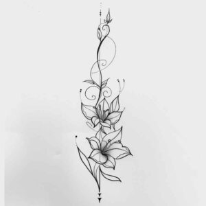 outline tattoo design ideas nonintrusive minimalist symbolising courage