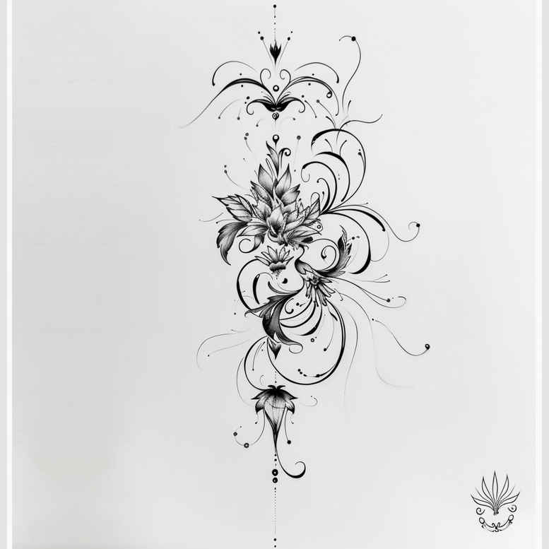 outline tattoo design ideas point minimal sketch symbol of determination