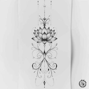 outline tattoo design ideas clean shape style meaning courage