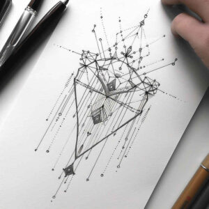 wave-line-tattoo – tattoo design ideas free ai generated – miniature – for-stomach – Gallery: outline-inkby-ai