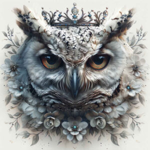 artistic-owl-tattoo – tattoo design ideas free ai generated – neotraditional-strong-contrast – for-shoulder – Gallery: owls-inkby-ai