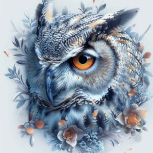 feathered-owl-tattoo – tattoo design ideas free ai generated – realism-natural-contours – for-biceps – Gallery: owls-inkby-ai