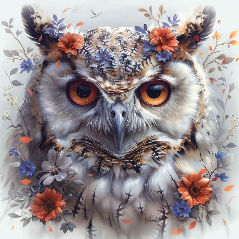 feathered-owl-tattoo – tattoo design ideas free ai generated – realism-perfect-proportions – for-back-shoulder – Gallery: owls-inkby-ai
