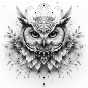 intuitive-owl-tattoo-realism-realistic-shadowing-for-upper-shoulder – tattoo design ideas free ai generated – Gallery: owls-inkby-ai
