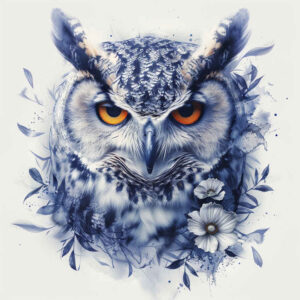 for-women – tattoo design ideas free ai generated – realism-highlighted-contrast – for-lower-arm – Gallery: owls-inkby-ai