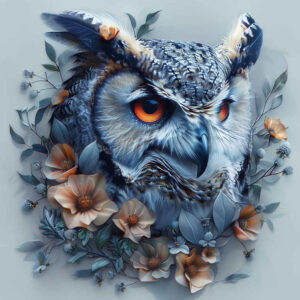 magic-owl-tattoo – tattoo design ideas free ai generated – realism-contrast-ink – for-outer-arm – Gallery: owls-inkby-ai