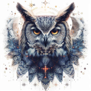 owl-mystical-tattoo-neotraditional-contoured-forms-for-side – tattoo design ideas free ai generated – Gallery: owls-inkby-ai