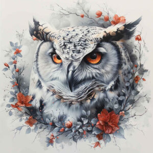 nocturnal-owl-tattoo – tattoo design ideas free ai generated – realism-light-play – for-hand – Gallery: owls-inkby-ai