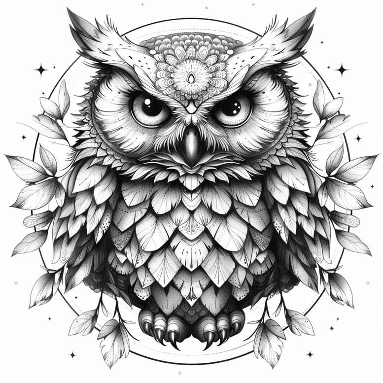 artistic-owl-tattoo-neotraditional-intricate-shading-for-side-torso – tattoo design ideas free ai generated – Gallery: owls-inkby-ai