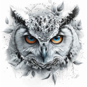 owl-spirit-tattoo – tattoo design ideas free ai generated – realism-emotional-realism – for-hip – Gallery: owls-inkby-ai