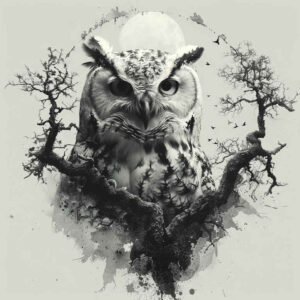 owl-artistic-tattoo-realism-smooth-complexion-for-calf – tattoo design ideas free ai generated – Gallery: owls-inkby-ai