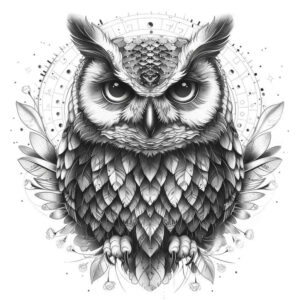owls tattoo design ideas Surrealism juxtaposition alert shows strength