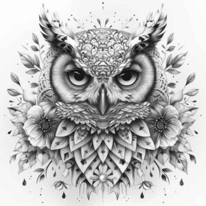 owls tattoo design ideas Realism color precision calm eyes for shoulder