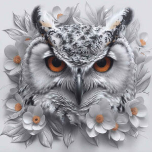 owls tattoo design ideas Surrealism shifting shapes calm for wrist side